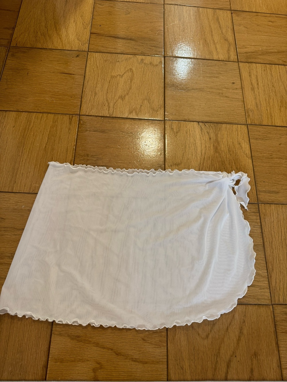 Target White Women's Swim Sarong